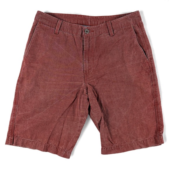 Levi's Other - Levi's Shorts Mens 31 Red Garment Dyed Casual Chino Flat Front Cotton Zip Fly